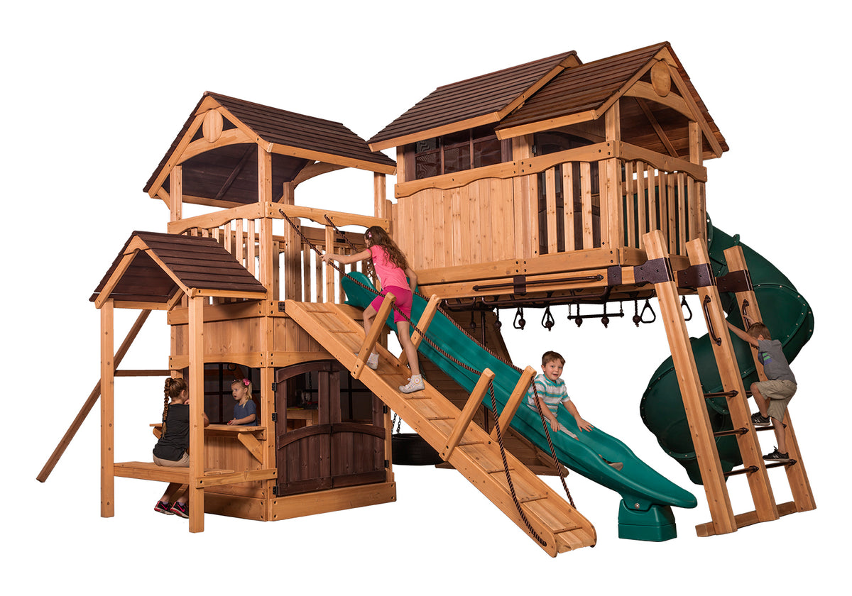Olympian Outlook XL 5 | Dual Decks & 90 sq ft Backyard Playset