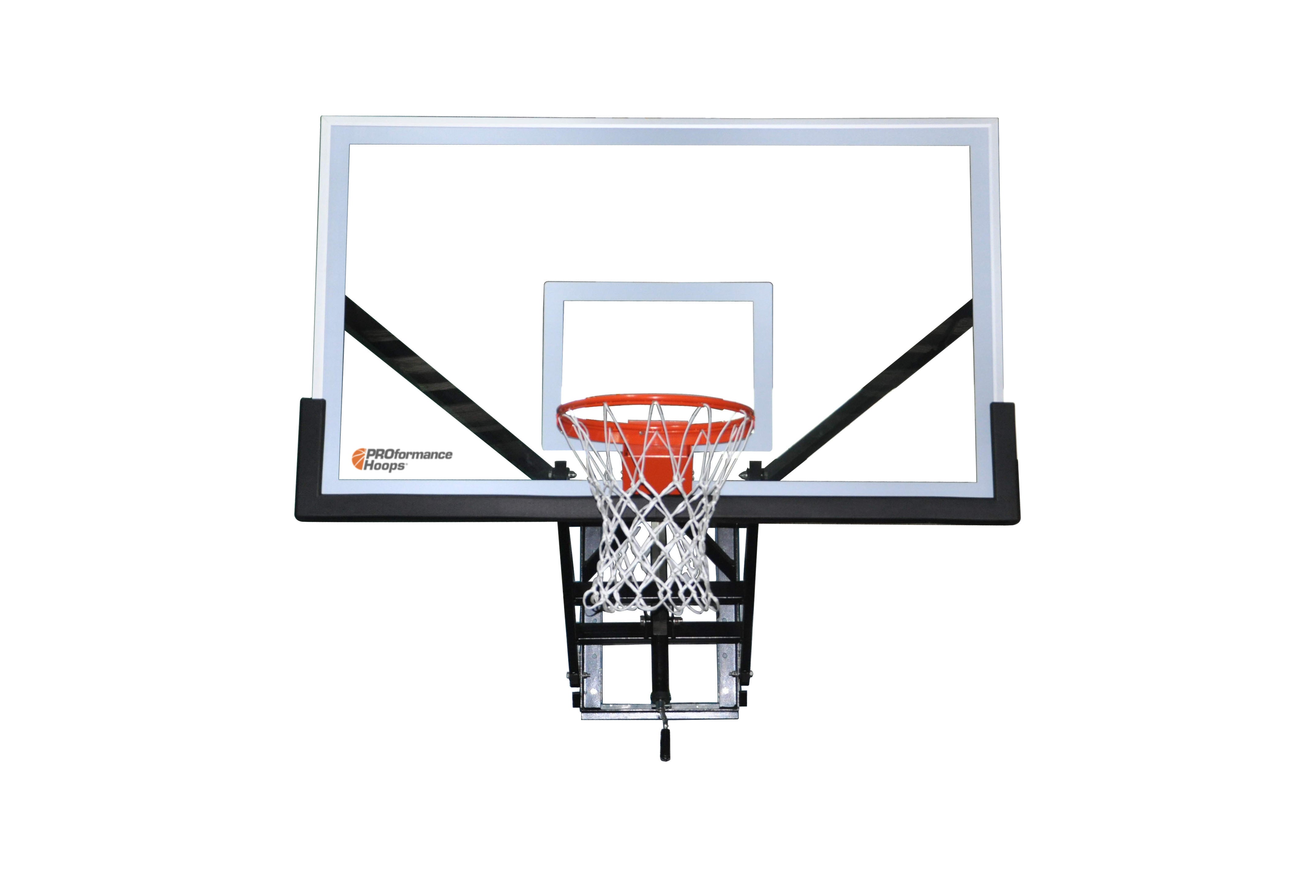 PROformance Hoops PROview® 72 Wall Mount Basketball System