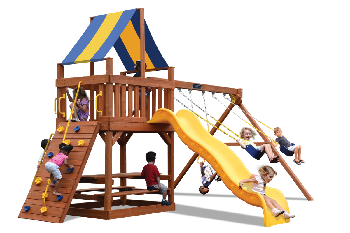 Original Fort Combo 2 Playset | Cedar Swing Set – Recreations Outlet