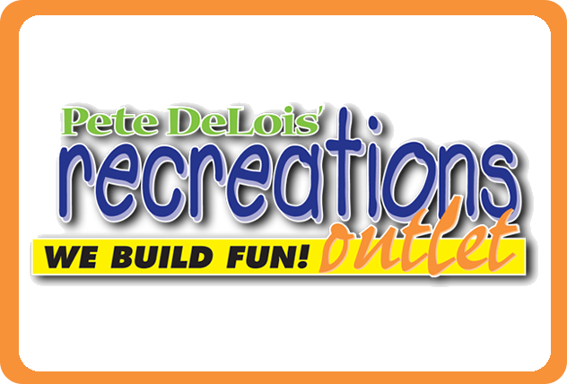 Pete DeLois' Recreations Outlet logo: We Build Fun!