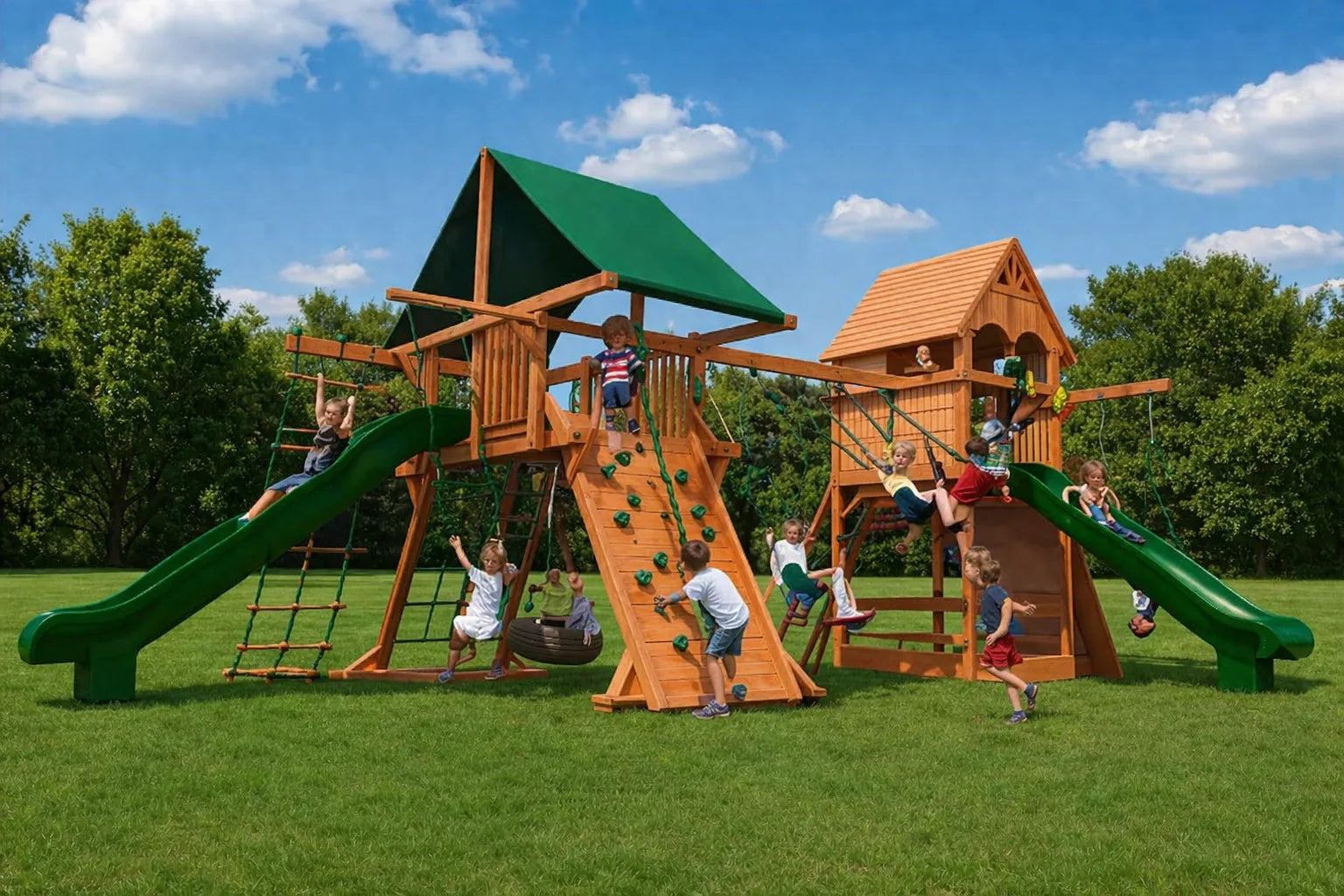 How to Choose the Best Wooden Swing Set for Your Backyard