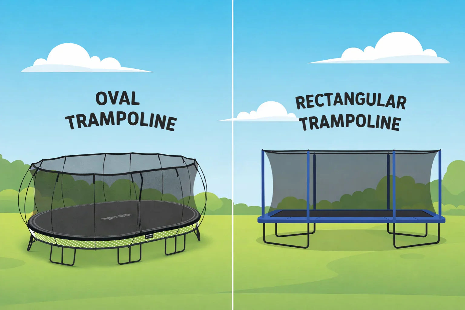 Oval vs Rectangular Trampoline: Which Should You Choose?