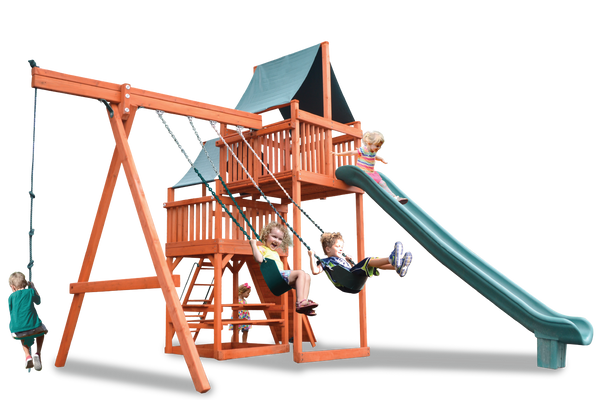 Playground One Turbo Original Fort XL Swing Set – Recreations Outlet