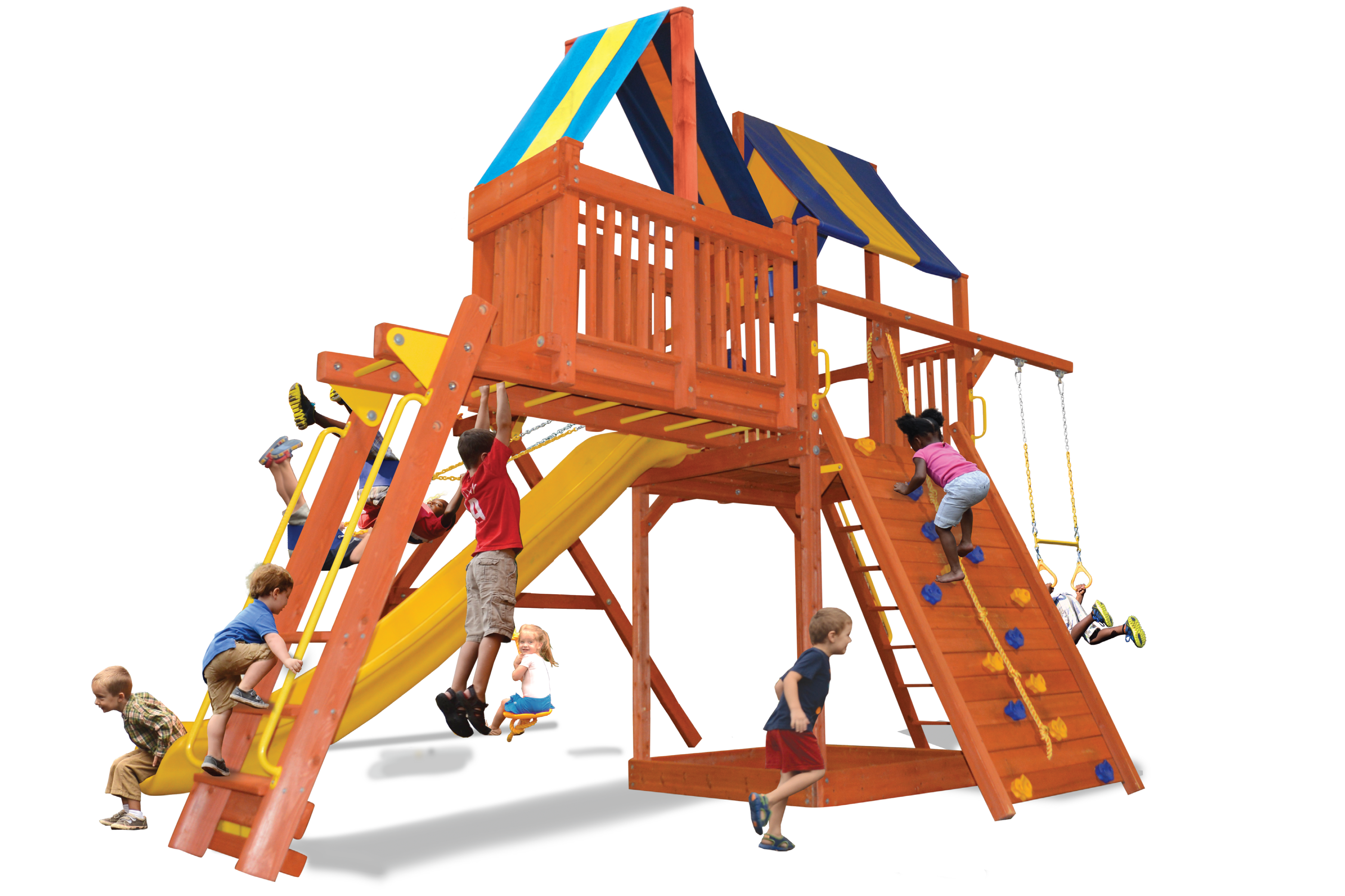 Supreme Fort Combo 4 | Sky Loft, Monkey Bars & 13ft Slide Supreme Fort Combo 4 | Sky Loft, Monkey Bars & 13ft Slide