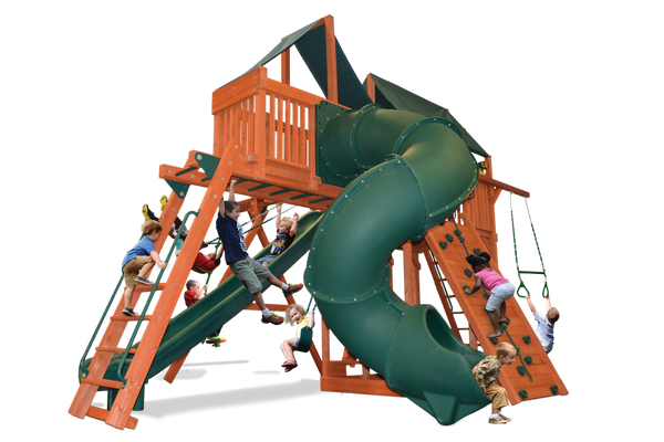 Extreme Fort Combo 5 | Corkscrew Slide, Sky Loft & 15ft Slide