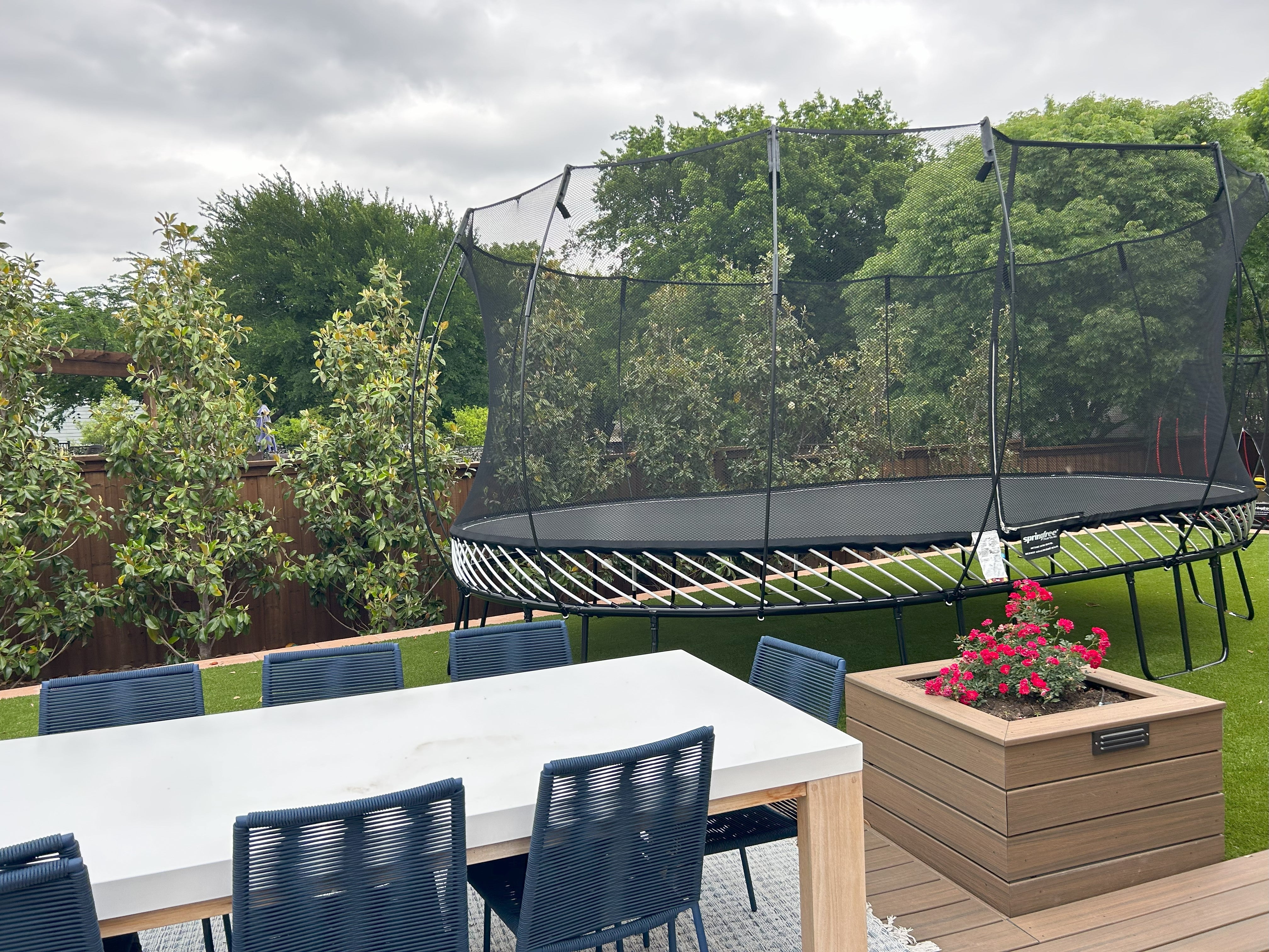 Oval Trampoline Jumbo 12x19' Trampoline - Main Image