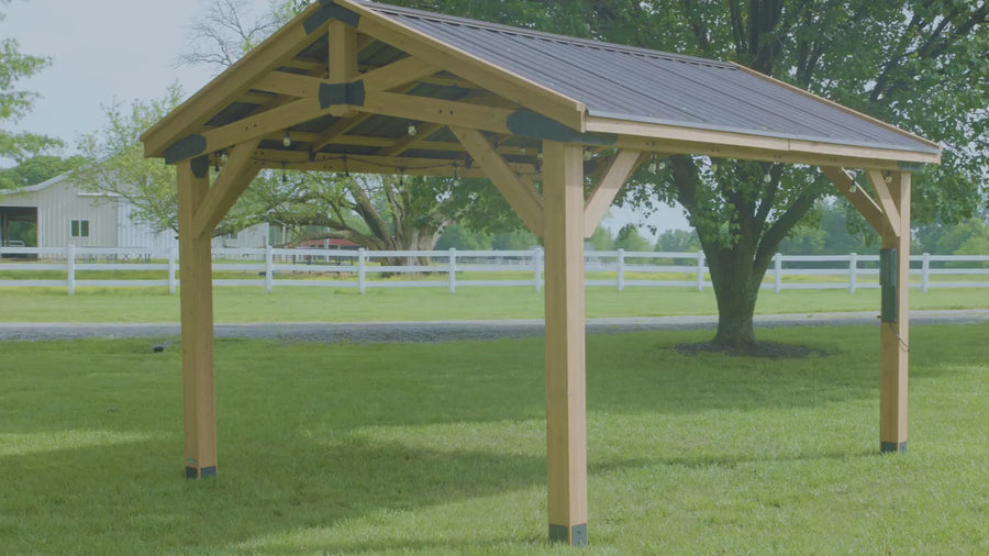 20x12 Norwood Carport/Gazebo – Recreations Outlet