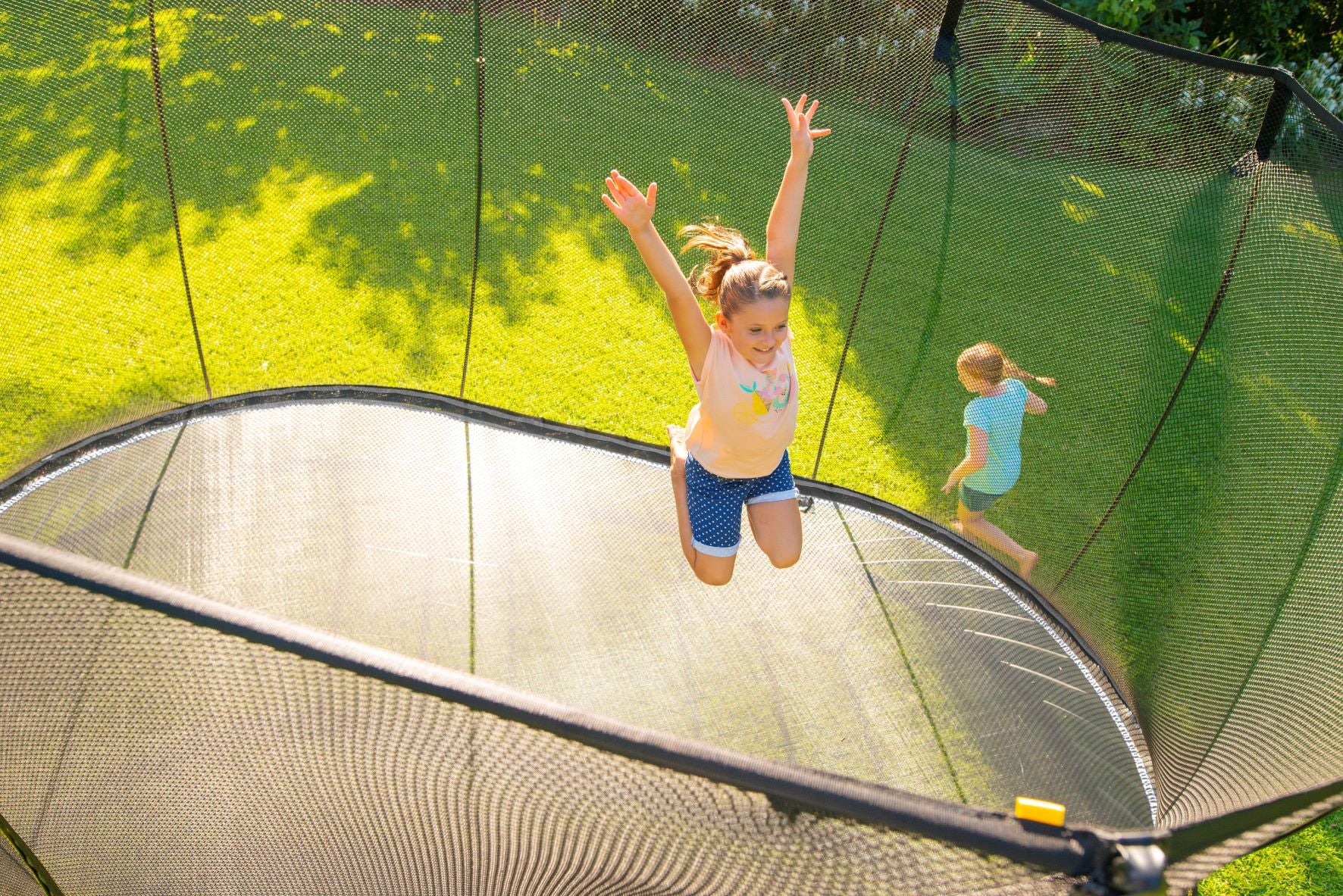 Oval Trampoline Large Trampoline 8x13 for Outdoor Fun