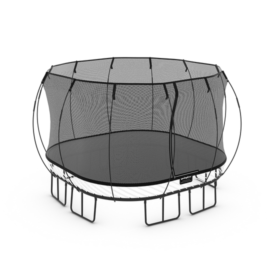 Springfree 11' Large Square Trampoline with safety enclosure
