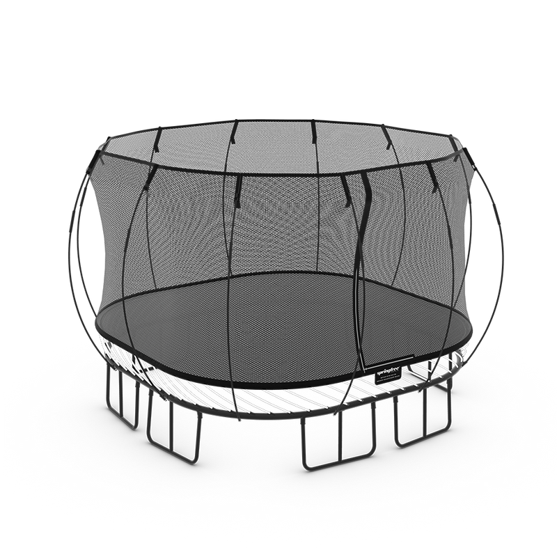 Springfree 11' Large Square Trampoline with safety enclosure
